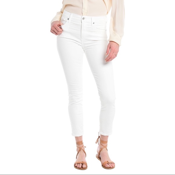 Agolde Denim - AGOLDE Sophie High Rise Skinny Crop in Beachwalk